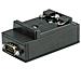 USB 2.0 to RS232 Adapter, for DIN Rail 1 Port, Nero, 22,5 x 42,5 x 85 mm - Foto miniatura 1